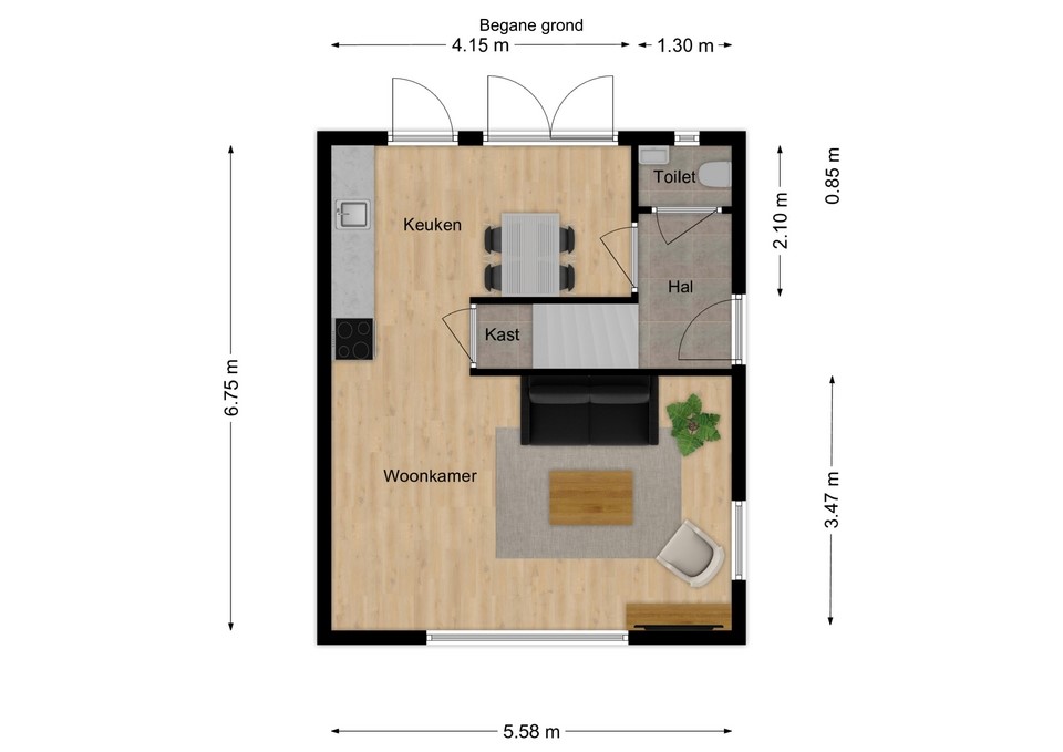 mediumsize floorplan